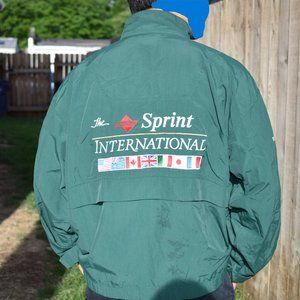 Vintage Green Spirit International Windbreaker